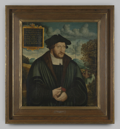 Portret "Johann van Beieren" op hout door Michaël Ostendorfer, 1535 by Michael Ostendorfer