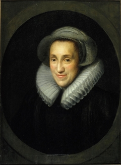 Portret van Claeske van Voorst (1564-1644), echtgenote van Aernout van Buchel by Paulus Moreelse