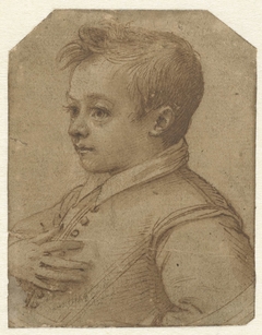 Portret van een jongetje by Unknown Artist
