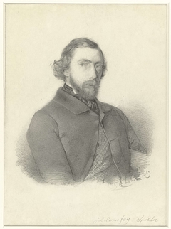 Portret van Jan Jacob Spohler by Jacobus Ludovicus Cornet