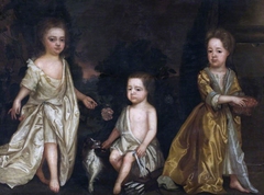 Possibly Edward Rice (1694 - 1727), Elizabeth Rice, later Mrs Thomas Lloyd and Catherine Rice later Mrs William Brydges, the Three Children of Griffith Rice of Newton and Katherine Hoby of Neath Abbey by Anonymous