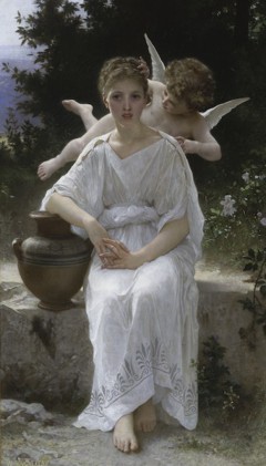 Première Rêverie [Young Love] by William-Adolphe Bouguereau