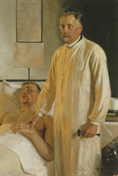 Professor Johan Wilhelm Runeberg by Albert Edelfelt