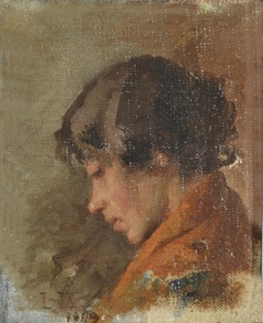 Profile of a woman by Luigi Nono