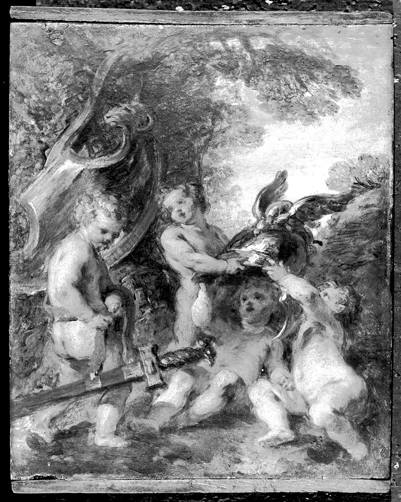 Putti with the Accoutrements of Mars