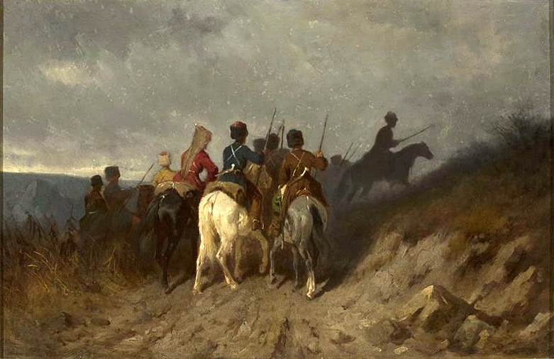 Reconnaissance by Kuban Cossacks