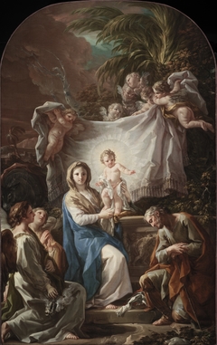 Rest on the Flight into Egypt by Corrado Giaquinto