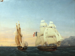 Return from Elba, 28th of February 1815 by Ambroise Louis Garneray