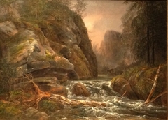 River in the Plauenscher Grund by Johan Christian Dahl