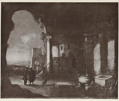 Ruins with Figures by Bartholomeus Breenbergh