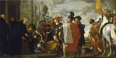Saint Benedict receiving Totila, King of the Ostrogoths by Gaspar de Crayer