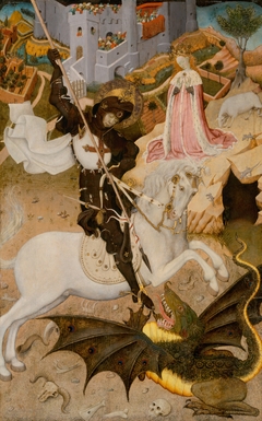 Saint George and the Dragon by Bernat Martorell