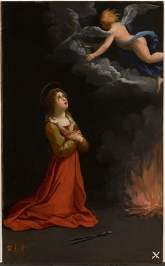 Santa Apolonia en oración by Guido Reni