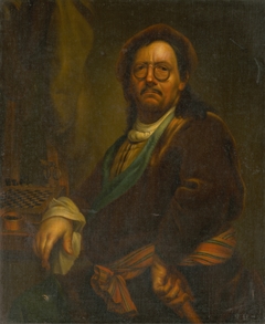 Self-Portrait (Copy by J. Kupecký) by Neznámy maliar