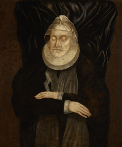 Sepulchral portrait of Anna Maria Brandenburska, Duchess, the wife of Barnim X (XII) the Younger (1567-1618) by anonymous painter