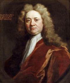 Sir Abraham Elton, 2nd Bt (1679-1742) by Unknown Artist