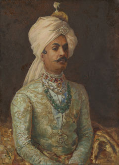 Sir Pratap Singh (1845-1922) by Sydney Prior Hall