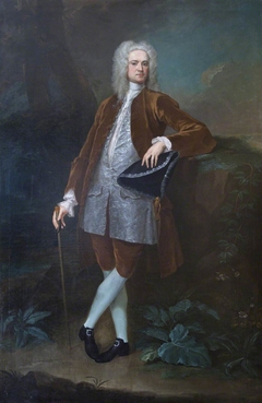 Sir Thomas Saunders Sebright, 4th Bt (1692-1736) or Mr Crawley by William Aikman