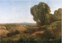 Souvenir of Roquemaure in the Gard by Jean-Baptiste-Camille Corot