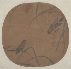 Sparrows and Millet by Anonymous