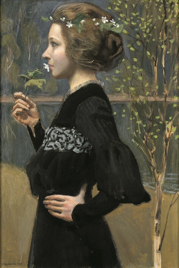 Spring (Portrait of Anna Slöör, study for the Sigrid Juselius mausoleum)