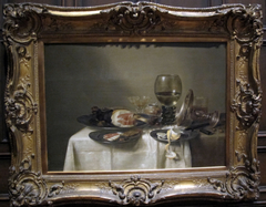 Still Life with a Ham and a Roemer by Willem Claesz Heda