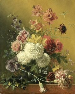 Still Life with Flowers by Georgius Jacobus Johannes van Os