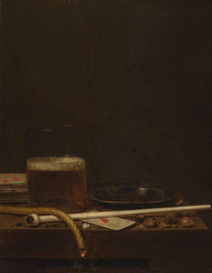 Still life with smoking requisites