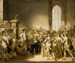 Study for "Charles I Demanding Impeachment of Five Members of The House of Commons" by John Singleton Copley