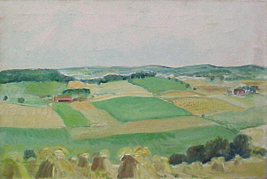 Study for "Wisconsin Landscape"
