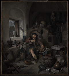 The Alchemist by Cornelis Pietersz Bega