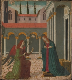 The Annunciation by Alesso di Benozzo
