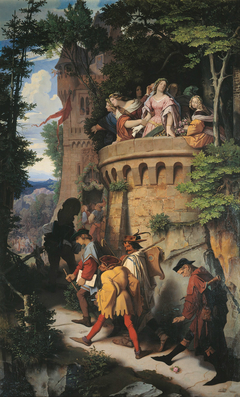 The Rose, or the Artist's Journey by Moritz von Schwind