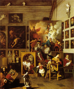 The Artist's Studio by Pierre Subleyras
