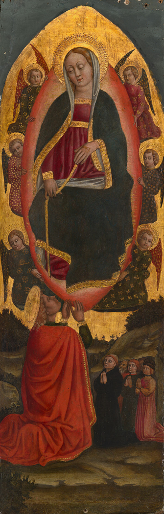 The Assumption of the Virgin with Saints from an Augustinian altarpiece