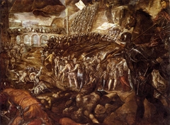 The Capture of Parma by Federico II by Jacopo Tintoretto