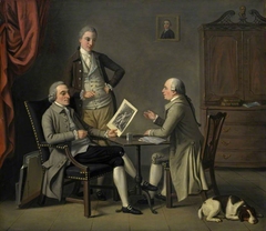 The Connoisseurs: John Caw (died 1784), John Bonar (1747 - 1807) and James Bruce by David Allan