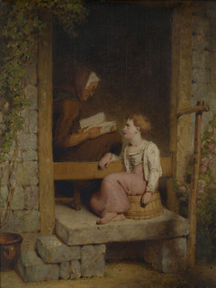 The Cottage Door; Instruction by Richard Westall