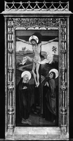 The Crucifixion, (reverse) Saint Francis of Assisi; The Resurrection, (reverse) An Abbot Saint, Possibly Saint Benedict by Anonymous