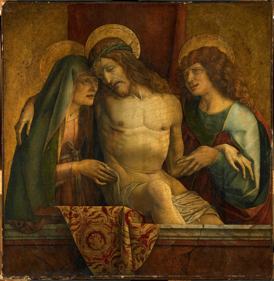 The Dead Christ between the Virgin and Saint John the Evangelist