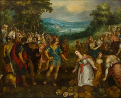 The Encounter of David and Abigail by Hans Rottenhammer