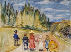 The Fairytale Forest by Edvard Munch