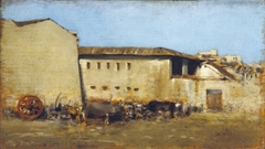 The farm - I by Giuseppe De Nittis