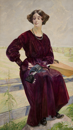 The Finished Song – Portrait of Róża Aleksandrowicz by Jacek Malczewski