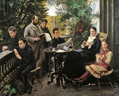 The Hirschsprung family portrait by Peder Severin Krøyer