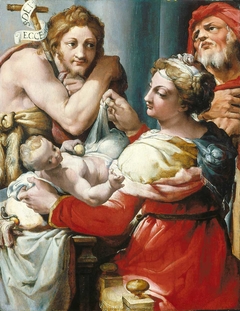 The Holy Family with Saint John the Baptist by Nosadella