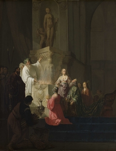 The idolatry of King Solomon by Willem de Poorter
