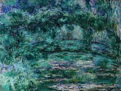 The Japanese Bridge by Claude Monet