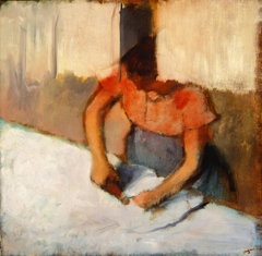 The Laundress Ironing (La Blanchisseuse Repassant) by Edgar Degas
