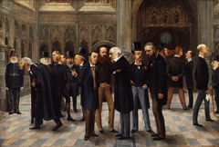 The Lobby of the House of Commons, 1886 by Liborio Prosperi